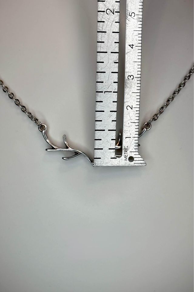 Antler Stainless Steel Necklace